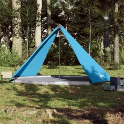 New vidaXL Familjetält tipi 8 personer vattentätt Blå