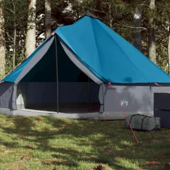 Sale vidaXL Familjetält tipi 6 personer vattentätt Blå