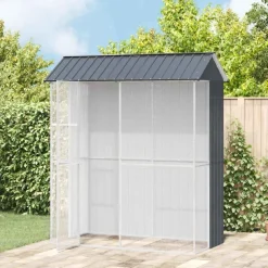 Sale vidaXL Fågelbur 215 x 110 x 247 cm Galvaniserat Stål Antracit