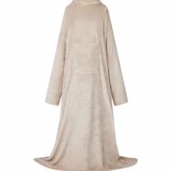 Clearance vidaXL Filt-hoodie F Flanell Beige