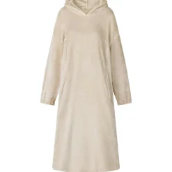 vidaXL Filt-hoodie Beige s Flanell