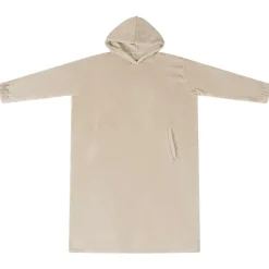 vidaXL Filt-hoodie Beige s Flanell