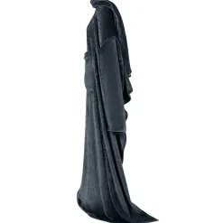 vidaXL Filt-hoodie Mörkblå F Flanell