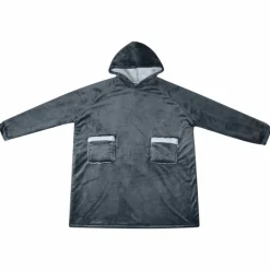 Online vidaXL Filt-hoodie Mörkblå M Fleece och Flanell Marinblå