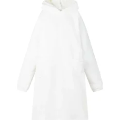 New vidaXL Filt-hoodie M Fleece och Flanell Vit