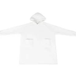 New vidaXL Filt-hoodie M Fleece och Flanell Vit