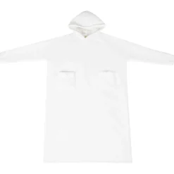 vidaXL Filt-hoodie Vit M Fleece och Flanell