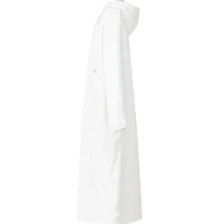vidaXL Filt-hoodie Vit M Fleece och Flanell