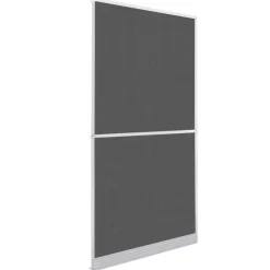 Best vidaXL Fällbart insektsfilter och svart 100 x 215 cm Vit