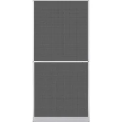 Best vidaXL Fällbart insektsfilter och svart 100 x 215 cm Vit