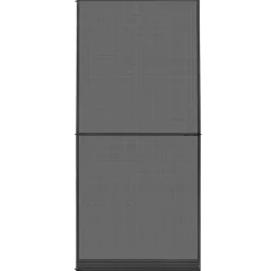 Outlet vidaXL Fällbart insektsfilter och svart 100 x 215 cm Antracit