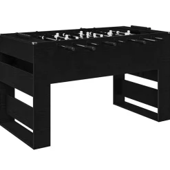Hot vidaXL Foosballbord 146,5 x 74 x 85 cm Konstruerat trä Svart ek