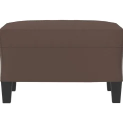 vidaXL Fotpall brun 60x50x41 cm konstläder
