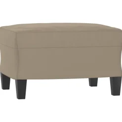 Hot vidaXL Fotpall brun 60x50x41 cm mikrofibertyg Taupe