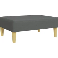 Online vidaXL Fotpall 77x55x31 cm tyg Mörkgrå
