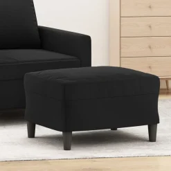 Sale vidaXL Fotpall 60x50x41 cm sammet Svart