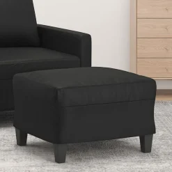Discount vidaXL Fotpall 60x50x41 cm konstläder Svart