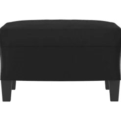 Discount vidaXL Fotpall 60x50x41 cm konstläder Svart