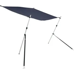 vidaXL Förlängningsdel för båtkapell blå 170x170x(115-183) cm