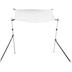 vidaXL Förlängningsdel för båtkapell vit 170x170x(115-183) cm