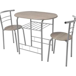 vidaXL Frukostbar med stolar MDF