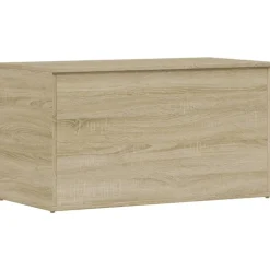vidaXL Förvaringskista sonoma-ek 84x42x46 cm konstruerat trä