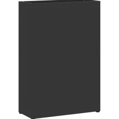 Online vidaXL Förvaringskrok & Ställ 28 x 12 x 41 cm Stål Svart