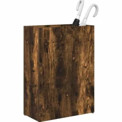 vidaXL Förvaringskrok & Ställ med lagring Rökt ek 40 x 20 x 55,5 cm