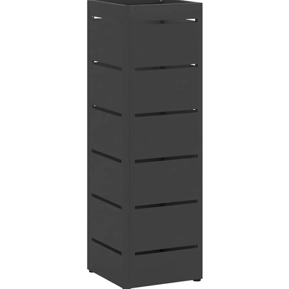 Sale vidaXL Förvaringskrok & Ställ 15,5 x 15,5 x 49 cm Metall Svart