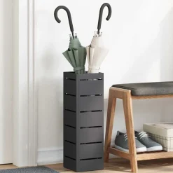 Sale vidaXL Förvaringskrok & Ställ 15,5 x 15,5 x 49 cm Metall Svart