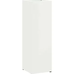 Outlet vidaXL Förvaringskrok & Ställ 15,5 x 15,5 x 49 cm Metall Vit