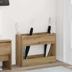 vidaXL Förvaringskrok & Ställ med lagring Artisan Ek 65 x 24 x 50 cm