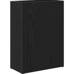 vidaXL Förvaringskrok & Ställ med lagring Svart Ek 40 x 20 x 55,5 cm