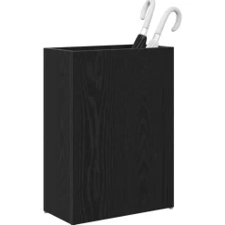 vidaXL Förvaringskrok & Ställ med lagring Svart Ek 40 x 20 x 55,5 cm