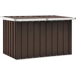 Hot vidaXL Förvaringslåda för trädgården 109x67x65 cm Brun