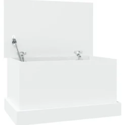 Online vidaXL Förvaringslåda 50x30x28 cm konstruerat trä Vit