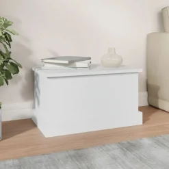 Online vidaXL Förvaringslåda 50x30x28 cm konstruerat trä Vit