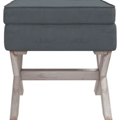 Outlet vidaXL Förvaringspall 45x45x49 cm sammet Mörkgrå
