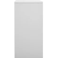 vidaXL Förvaringsskåp ljusgrå 90x45x92,5 cm stål