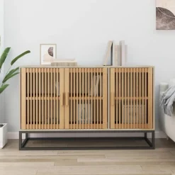 New vidaXL Förvaringsskåp 105x30x65 cm konstruerat trä Brun