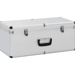 Clearance vidaXL Förvaringsväskor 3 st aluminium Silver