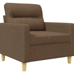Outlet vidaXL Fåtölj 60 cm tyg Brun