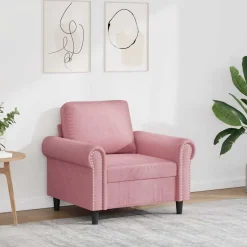 Sale vidaXL Fåtölj 60 cm sammet Rosa