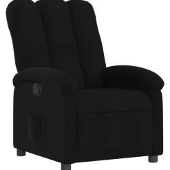 New vidaXL Fåtölj tyg Svart