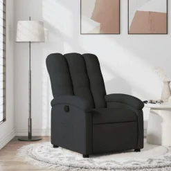 New vidaXL Fåtölj tyg Svart