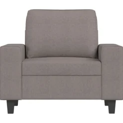 Clearance vidaXL Fåtölj 60 cm tyg Taupe