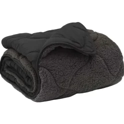 vidaXL Full Års-Duvet Quiltad Antracit 140 x 220 cm