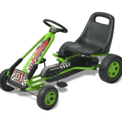 Online vidaXL Gokart med pedal och justerbart säte Grön