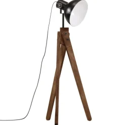 Hot vidaXL Golvlampa 25 W 45x45x120 cm E27 Svart