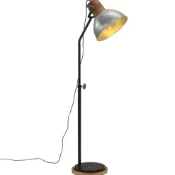 Best vidaXL Golvlampa 25 W vintage 30x30x100-150 cm E27 Silver